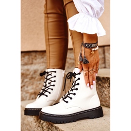 S.Barski Női Csizma Fehér Kognito 1