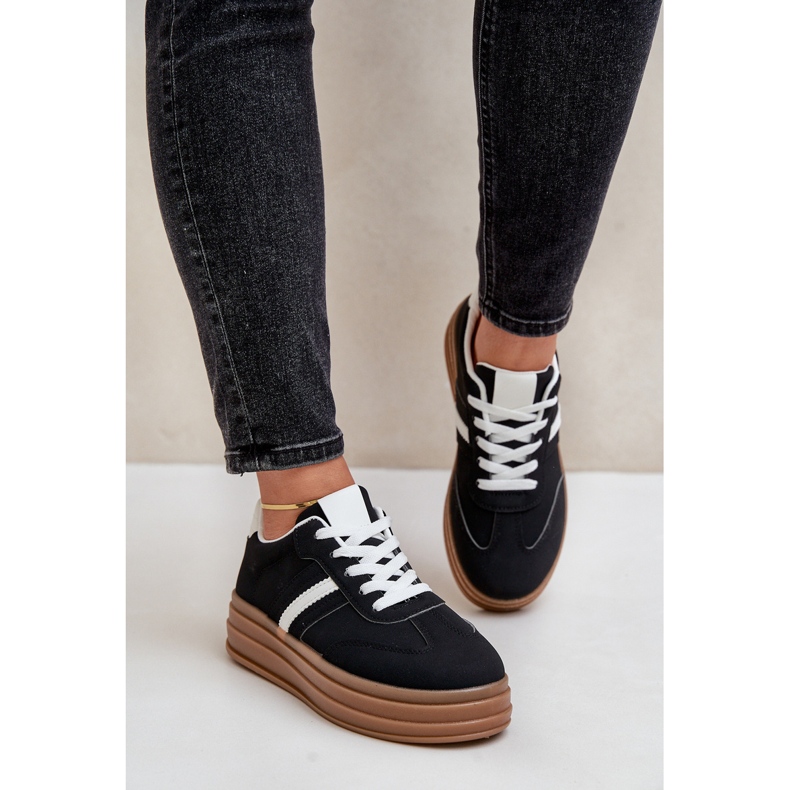 Női Platform tornacipő Fekete Dravinnia 2