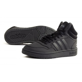 Adidas Hoops 3.0 Mid GV6683 cipő fekete 1