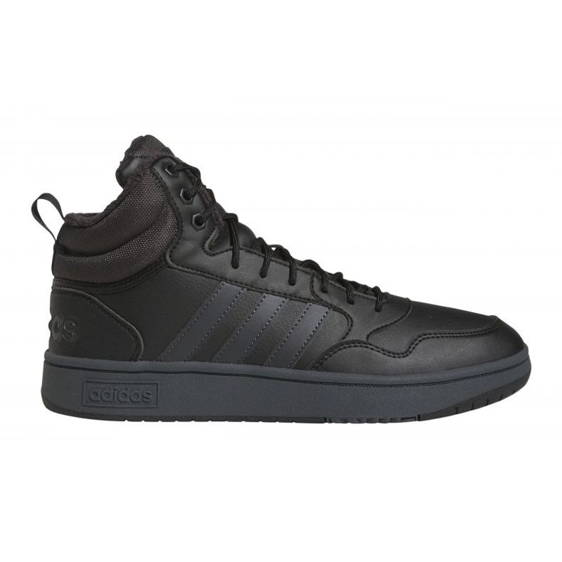 Adidas Hoops 3.0 Mid Wtr GW6421 cipő fekete 1
