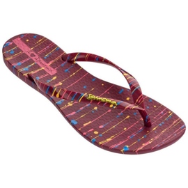 Ipanema Wave Art Fem papucs W 26287-20868 piros 1