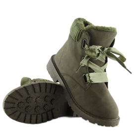 Zöld verdeoscuro hőszigetelt túrabakancs 2