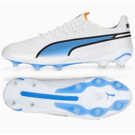 Puma King Ultimate FG/AG M 107097 01 cipő fehér fehér 1