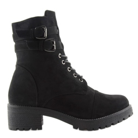 Fekete Boots Workery Suede fekete TS10 Fekete 1
