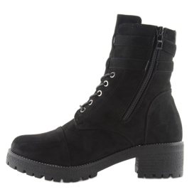 Fekete Boots Workery Suede fekete TS10 Fekete 2