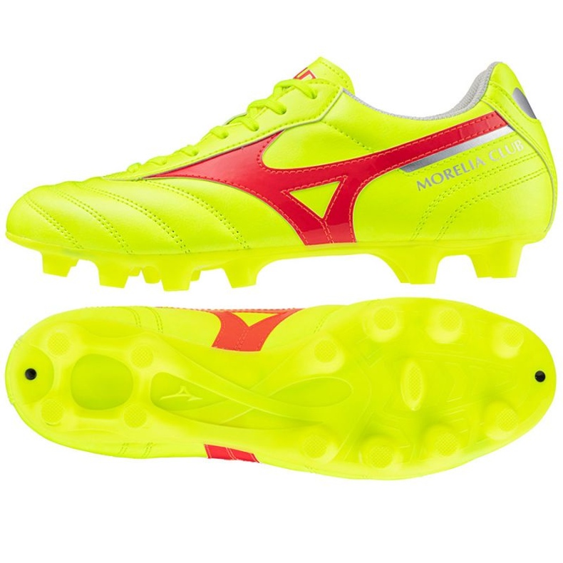 Mizuno Morelia Ii Club Md M P1GA241645 cipő sárga 1