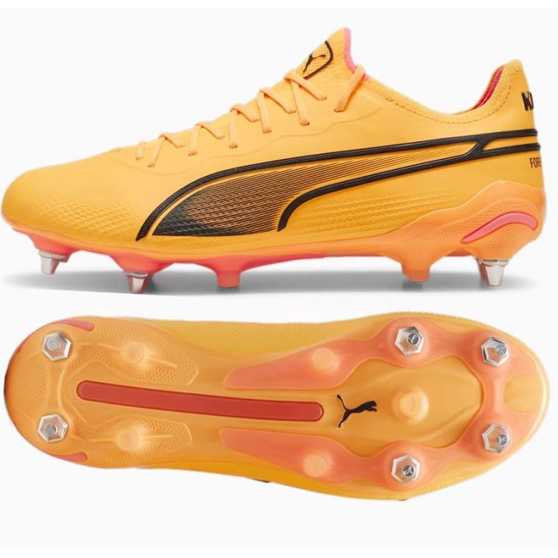 Puma King Ultimate MxSG 107562 04 cipő narancssárga 1