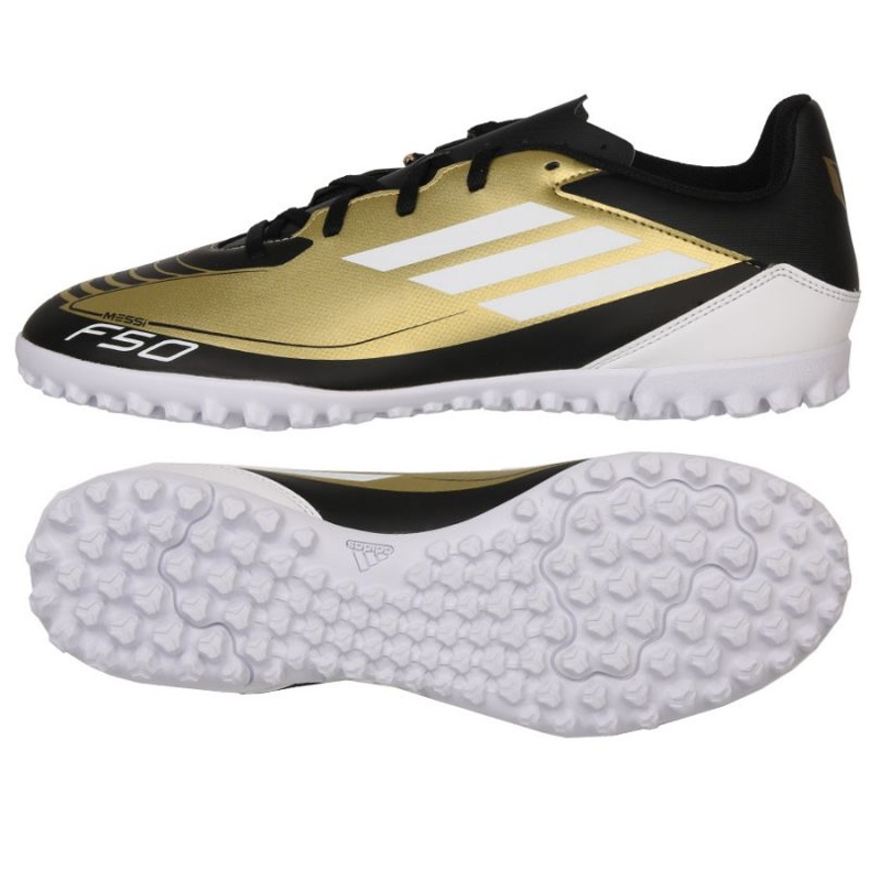 Adidas F50 Club Messi Tf M IG9330 cipő aranysárga 1