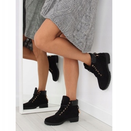 Fekete fából készült csizma nőknek AT-0623-L Fekete 1 Fekete fából készült csizma nőknek AT-0623-L Fekete 1