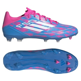 Adidas F50 League FG/MG IE0603 cipő kék 2