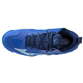 Mizuno Wave Momentum 3 Mid V1GA231701 cipő kék 1
