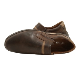 Olivier Férfi mokaszinok 520MP bőrből, sötétbarna 9 Olivier Férfi mokaszinok 520MP bőrből, sötétbarna 9