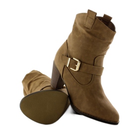 Finom csizma 3133-12A Khaki 2