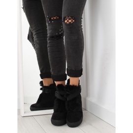 Prémes tornacipő fekete 3123 fekete 2