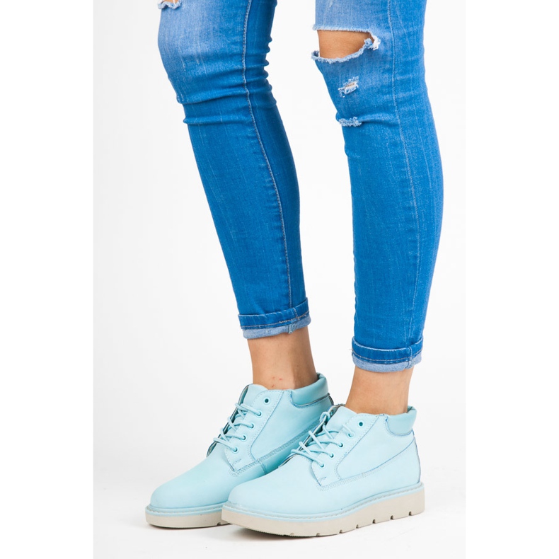 Vices Csizma a platformon kék 2