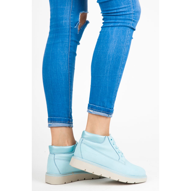 Vices Csizma a platformon kék 1