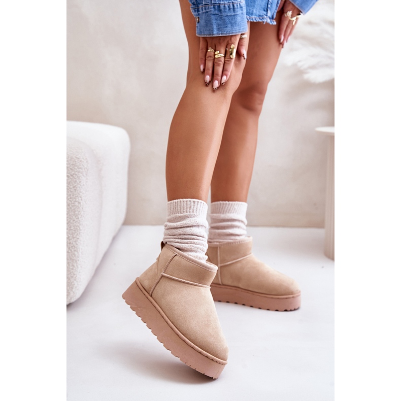 Hócsizma Modell 20216-4C Bézs 1