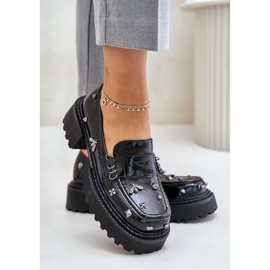 Cipő Da MR880-103 fekete lakk 1