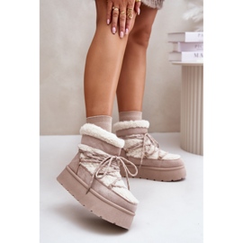 Hócsizma HY867-39 Light Beige modell bézs 1