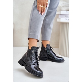 Da LZ42-042 Fekete/szürke bokacsizma 1