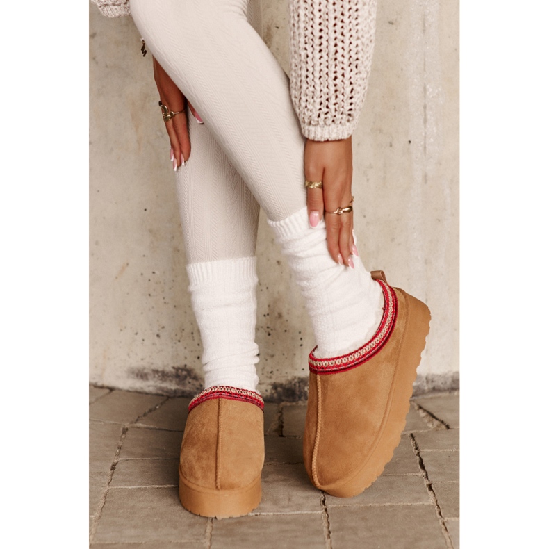 20219-4B modell Camel hócsizma barna 1