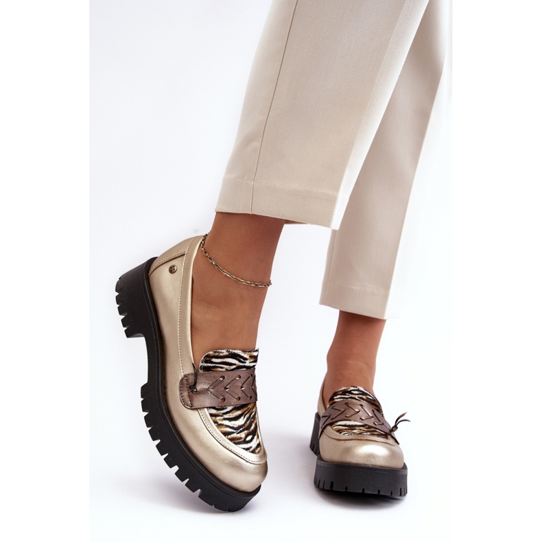 Maciejka 06195-25 Arany cipő sárga 1