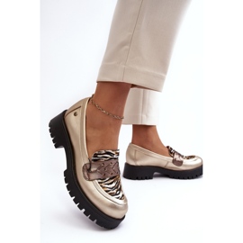 Maciejka 06195-25 Arany cipő sárga 2