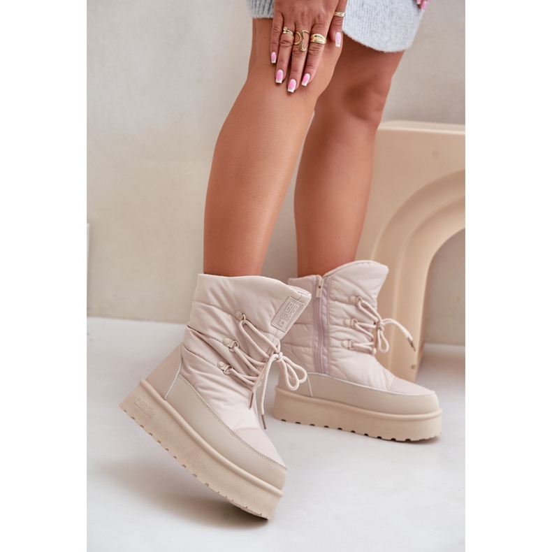 Big Star OO274885 Bézs hócsizma 1