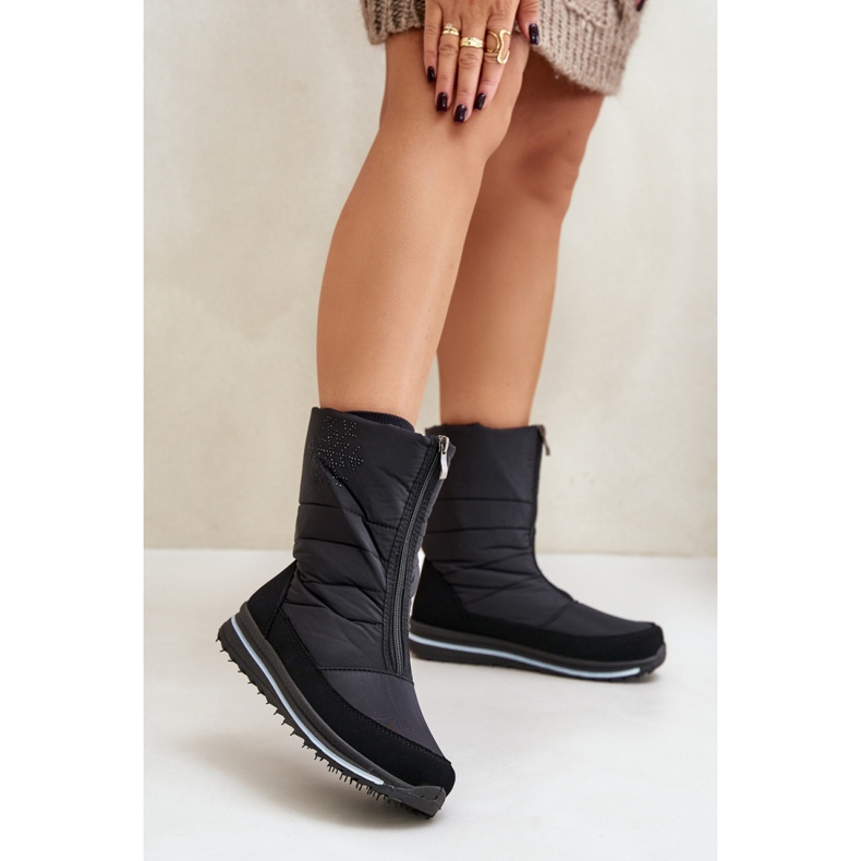 Progress PROGJ-22-130 Fekete hócsizma 1