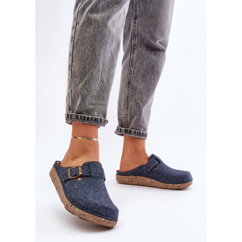 Inblu papucs ED000019 Navy kék 1 Inblu papucs ED000019 Navy kék 1