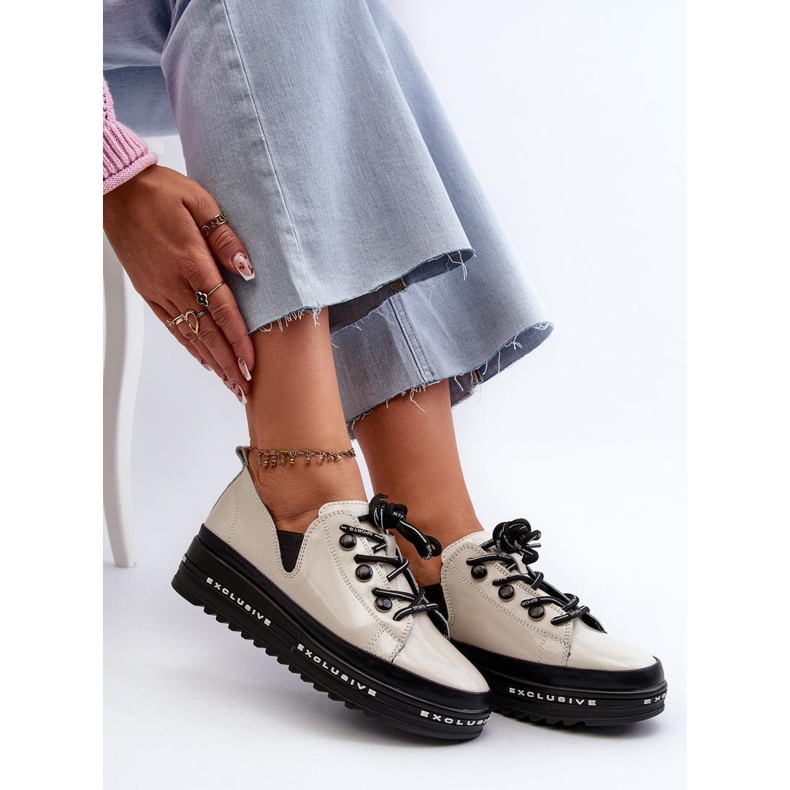 S. BARSKI S.Barski LR620 bézs cipő - 1