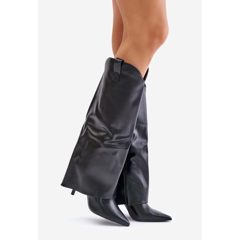 Csizma Modell 35858 Fekete 1