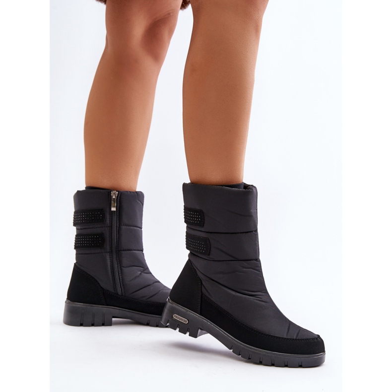 Progress PROGJ-21-16 Fekete hócsizma 1