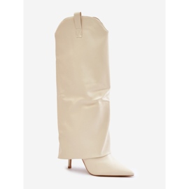 Modell 35858 Light Beige csizma bézs 2