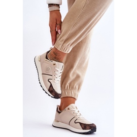 Sportcipő US6 modell bézs/barna 1