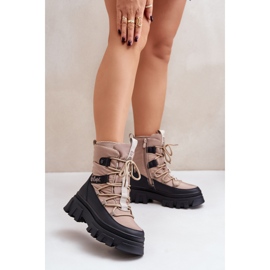 Lee Cooper LCJ-24-47-3143 Bézs hócsizma 1