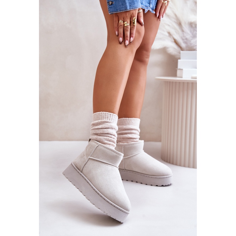 Hócsizma 20216-4E Világosszürke modell 1