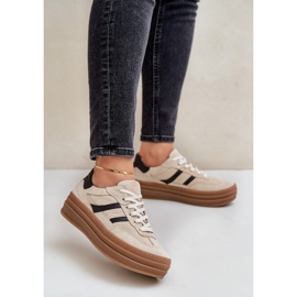 Zazoo N1176 bézs sportcipő 1