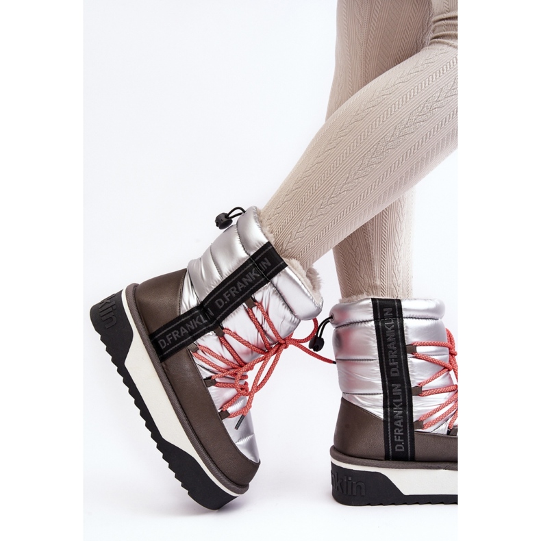 DFSH371006 Ezüst színű hócsizma 2