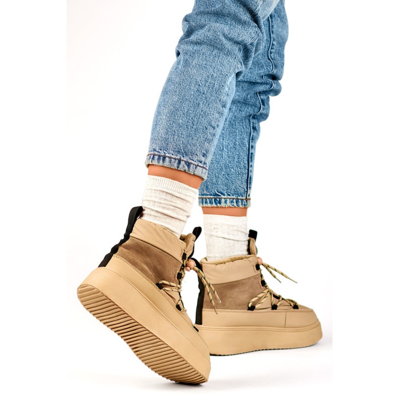 Hócsizma Modell 24-72302BE Bézs 1