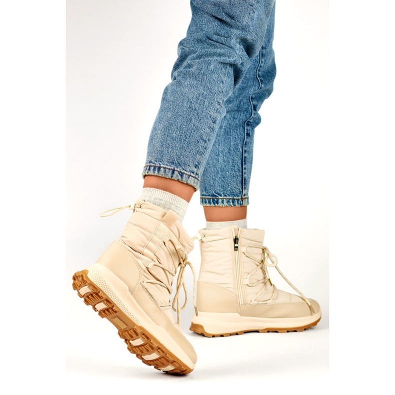 Hócsizma Modell 24-16321BE Bézs 1