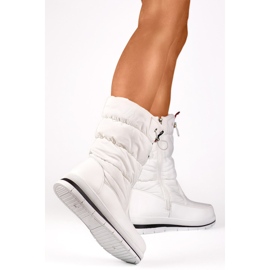 Eco-Fur 8302W hőszigetelt női hócsizma, fehér 1