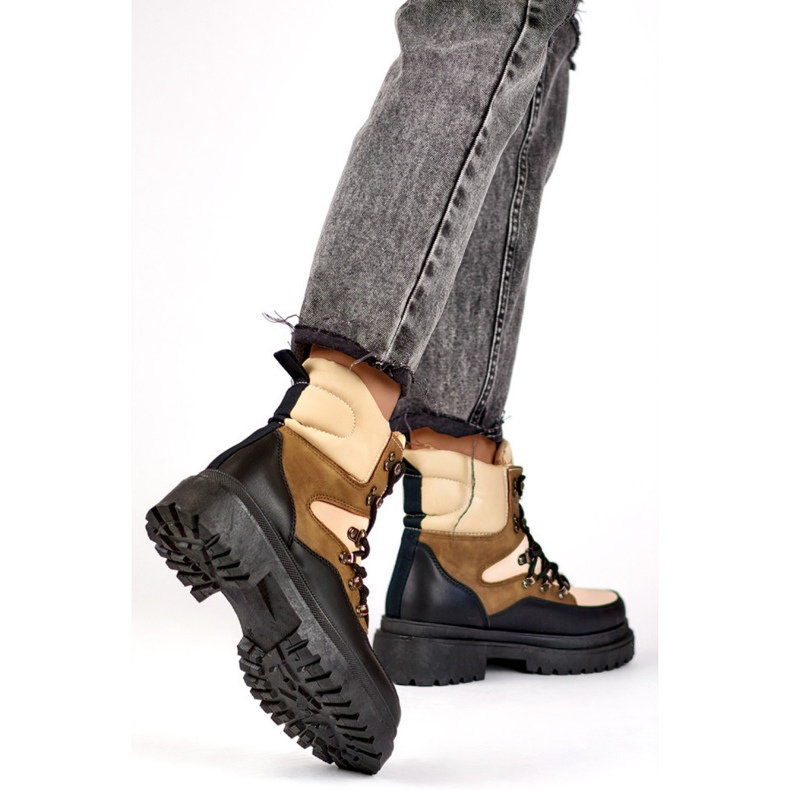 Trappers Modell A-852KH Bézs/fekete 1 Trappers Modell A-852KH Bézs/fekete 1