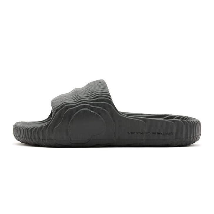 Adidas Adilette 22 Grey Five férfi flip-flop, életmód, divatos nyáron, fekete (HP6522) szürke 1