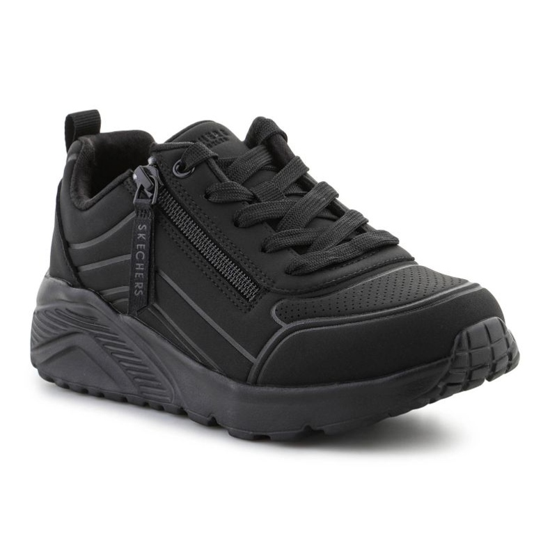 Skechers Uno Lite Easy Zip 310387L-BBK cipő fekete 1