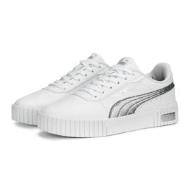 Puma Carina 2.0 Space Metallics 389387-02 cipő, fehér 1