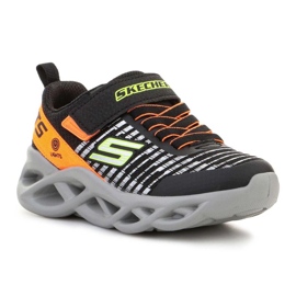 Skechers S Lights 401650L-BKOR cipő fekete 1