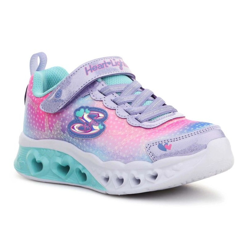 Skechers S Lights Flutter Heart Lights cipő 302315-LVMT rózsaszín 1