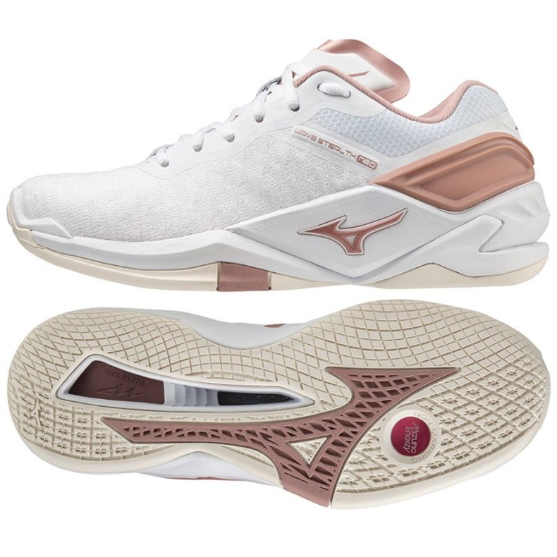 Mizuno Wave Stealth Neo X1GB200036 cipő fehér fehér 1