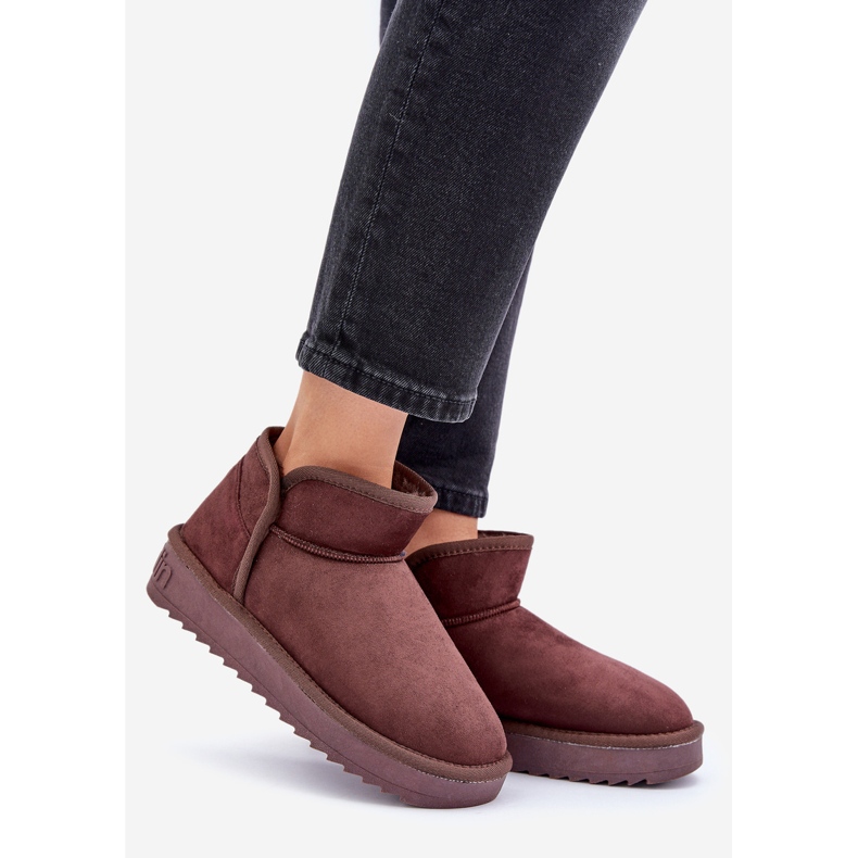 Női platform hócsizma D.Franklin DFSH370010 csokoládé barna 1